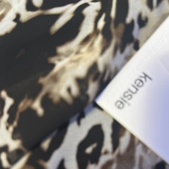 Kensie Animal Print Short Sleeve Dress - Picture 5 of 5